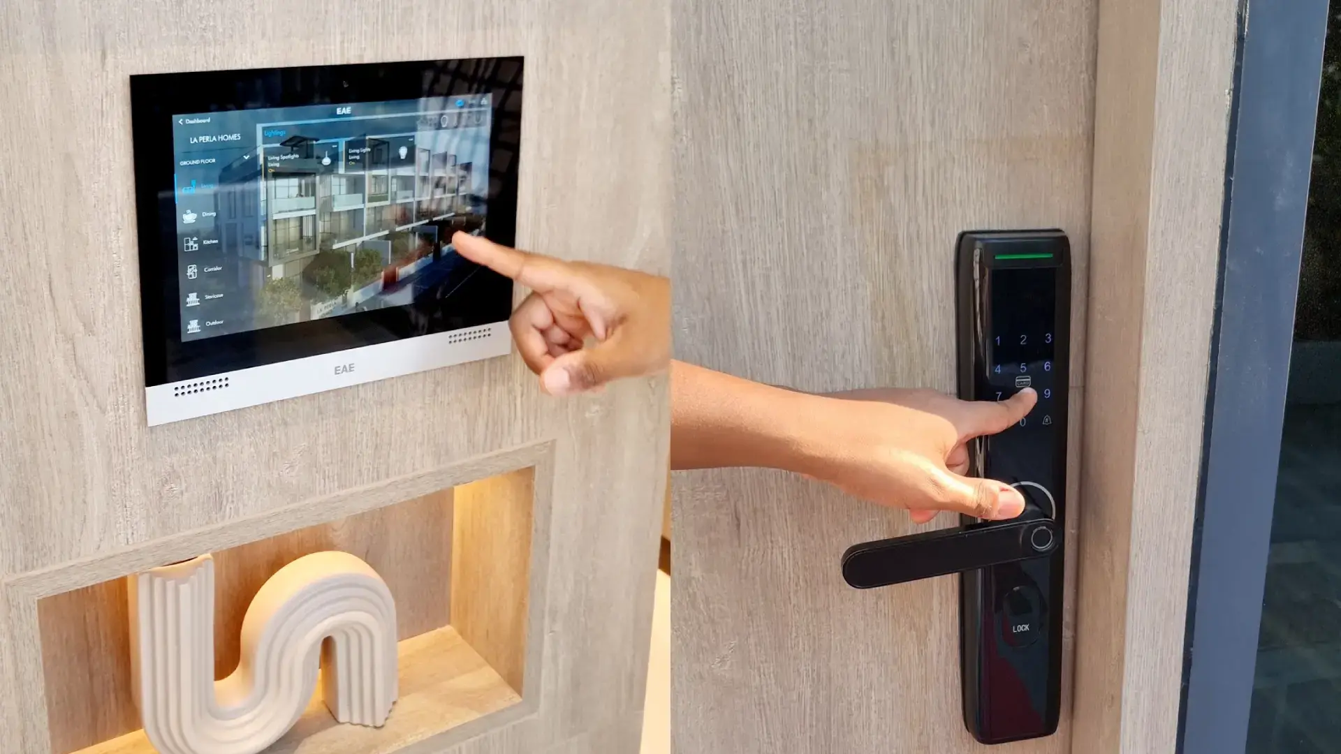 Smart home wall control and access integration