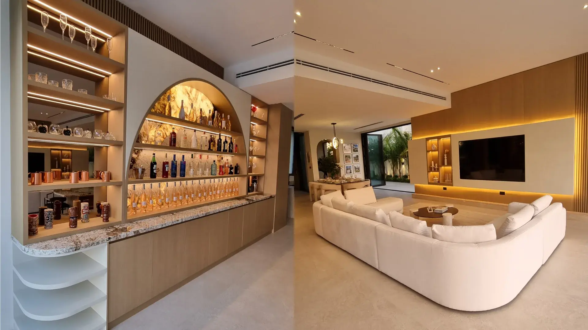 Luxury interior smart home integration project